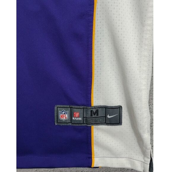 Nike NFL Mens Jersey Size Medium Vikings Adrian Peterson On Field 28 Stitched - Picture 6 of 10